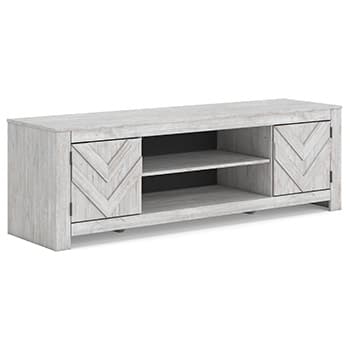 Cayboni - Large TV Stand with Fireplace Option