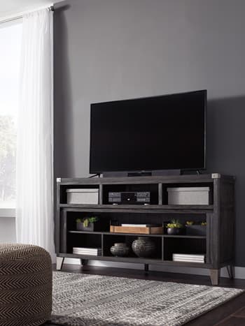 Todoe - Large TV Stand with Fireplace Option