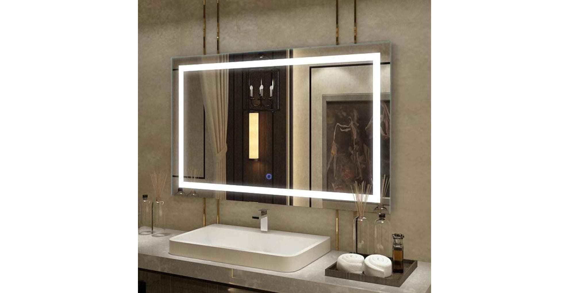 LED Mirror (58"x 36")